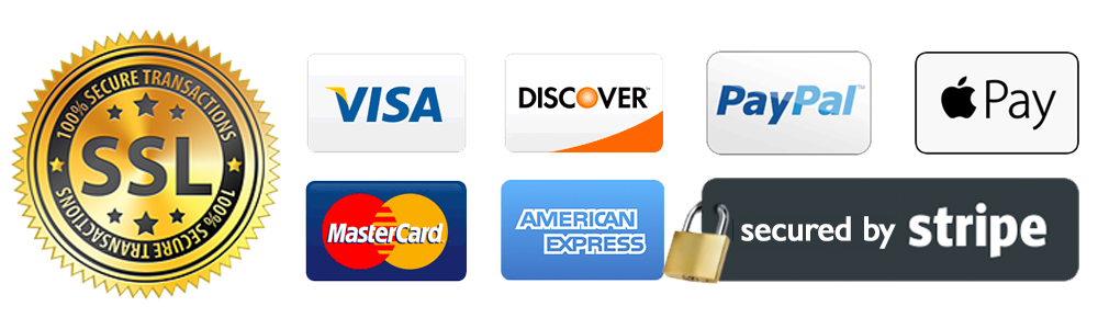 PayPal, VISA, Apple Pay