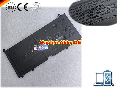 EU Originální Getac Bty-m4d Notebook Batteries 5.6v 5195mah 81wh