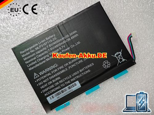 EU Mlp3187115-2s Baterie Pro Mcnair Li-polymer Echargeable 7.6v