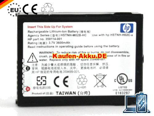 EU Echt Hp 359114-001 Batterie Hstnh-m02b-hc 3.7v 3600mah Für Ipaq Hx4700/hx4705