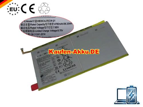 EU Repalcement Hb30c4j7ecw-21 Batteria Per Huawei 2icp3/99/117 Li-polymer 36.33wh