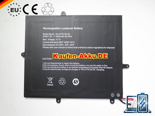 EU Echt Jumper Nv-2778130-2s Batterie Für Ezbook X1 Li-polymer 7.6v 3500mah