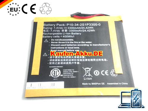 EU Nový Advent Vega P10-34-2s1p3300-0 Baterie Pro Viewsonic 10s Tab,nvidia Tegra 2