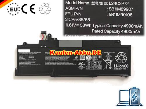 EU Echt L24c3p72 Batterie Für Lenovo 5b11m90106 Sb11m89907 11.61v 58wh