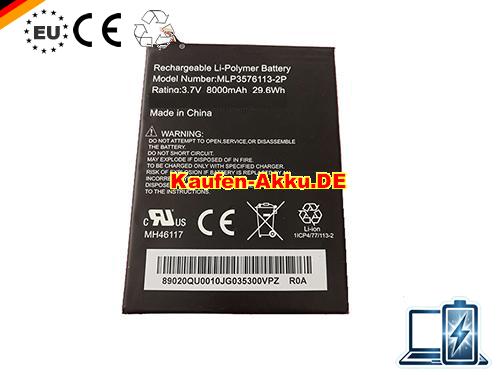 EU Rechargeable Mlp3576113-2p Baterie Pro Mcnair Li-polymer 3.7v 8000mah