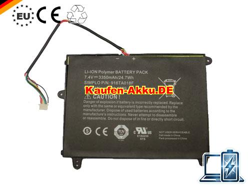 EU Simplo 916tao18f Squ-1009 Batteria 7.4v 3350mah
