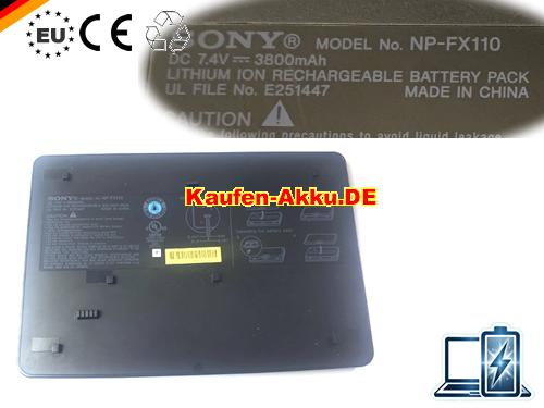 EU Echt Np-fx110 Batterie Für Sony Portable Dvd Players 7.4v 3800mah