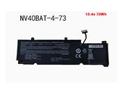 EU Echt Clevo Nv40bat-4-73 Batterie 15.4v 73wh 6-87-nv4rs-74m00