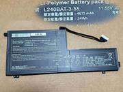 EU Echt Hasee L240bat-3-55 Laptop Batterie 6-87-l240s-54b00 11.55v 55wh