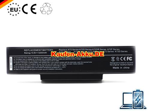  Images 5 Of EU Nový A32-k72  Nahrazení Baterie Pro Asus Asus K72 K72d A72 K73 Notebook