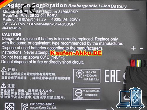 Images 4 Of EU Getac 0b23-011f0rv Baterie Bp-mcallan-31/4630sp Li-polymer 11.4v