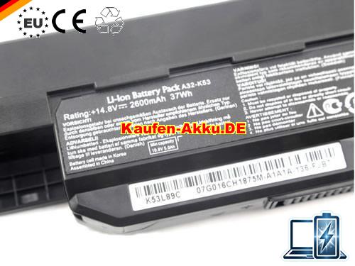 Images 2 Of EU Originální 2600mah Baterie Pro Asus A43 A54 A83 K43 X43 K53 X53e P54 X54 X84 A32-k53 A42-k53