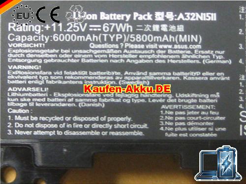 Images 2 Of EU Genuíno Asus A32n1511 Bateria Para Rog G752vl G752vt G752vm