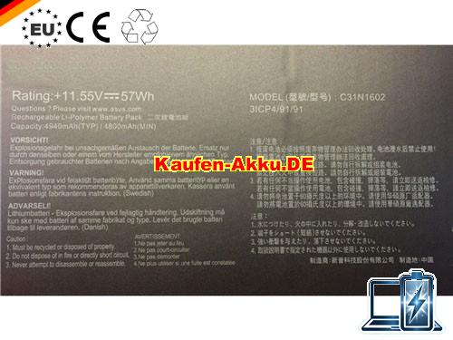 Images 2 Of EU 57wh C31n1602 Baterie Pro Asus Zenbook Ux330ua Series 4930mah