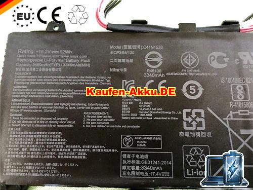  Images 2 Of EU Autentico C41n1533 Batteria Pack Per Asus Ux560uq Ux560ux