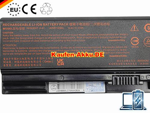 Images 4 Of EU Echt Nh50bat-4-47 Batterie 14.8v 47wh 4inr19/66 Für Clevo Getac Laptop
