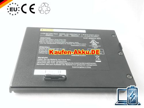 Images 5 Of EU Clevo D900tbat-12, 6-87-d90cs-4d6, Portanote D900 D900k Batteria 6600mah 12-cell
