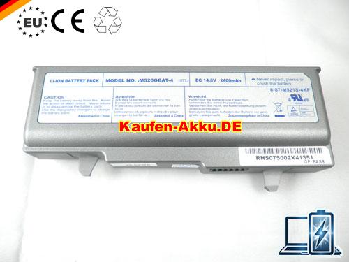 Images 1 Of EU Autentic M520gbat-4 M520gbat-8 Baterie Pentru Clevo M520 M620nebat-10 87-m52gs-4df 87-m520gs-4kf 2400mah