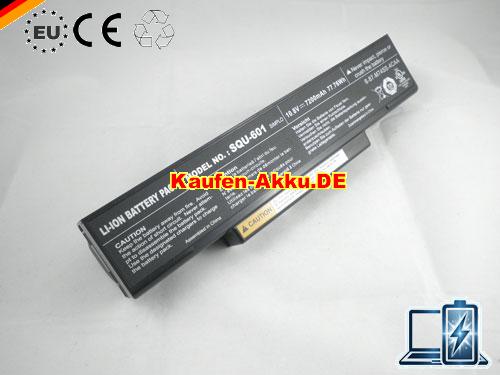 Images 1 Of EU Genuíno M740bat-6 Squ-601 Cbpil44 Bateria Para Clevo M660 M760 M770 Series Portátil 9-cell