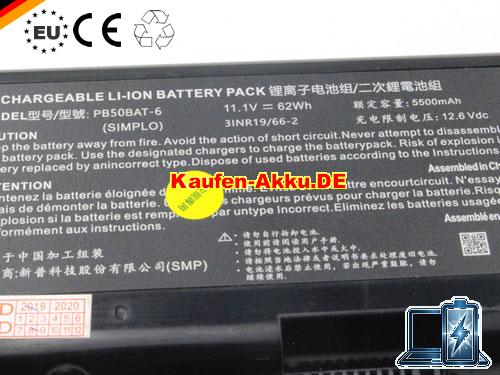 Images 4 Of EU Genuíno Clevo Pb50bat-6 Bateria 3inr19/66-2 11.1v 62wh Li-ion