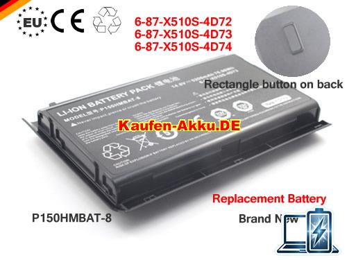 Images 1 Of EU Nouvelle Clevo P150hmbat-8 P150em 6-87-x510s-4d72 Pc Replace Batterie