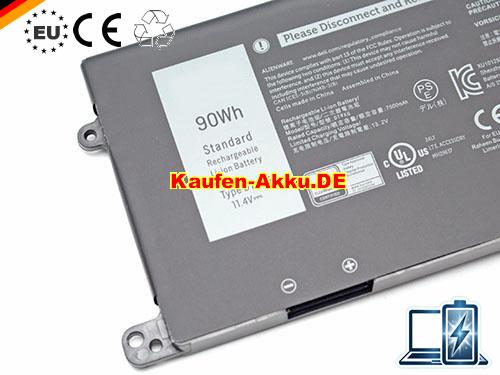 Images 2 Of EU Originální Dt9xg Baterie Dell 07pwxv Li-polymer 11.4v 90wh Pro Alwa51m