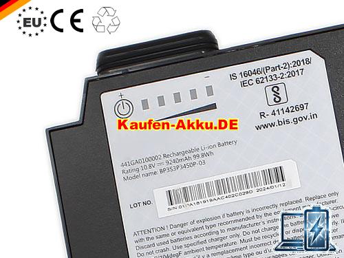Images 4 Of EU Genuine 441ga0100002 Battery Getac Bp3s3p3450p-03 10.8v 99.8wh