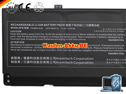 Images 4 Of EU Originální Pd50bat-6-80 Baterie Pro Getac 11.4v 80wh 6-87-pd50s-82b00