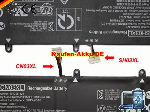Images 4 Of EU Hp Cn03xl 901308-421 Hstnn-lb7l Notebook Baterie 57.95wh