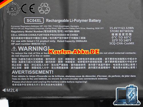 Images 4 Of EU Authentique Sc04xl Batterie Sc04063xl Pour Hp Hstnn-ib9r Li-polymer 15.4v 63.32wh