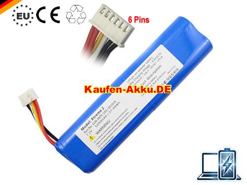 Images 1 Of EU 5200mah Id1019 Batterie Pour Jbl Xtreme 2 Series Li-ion 7.2v