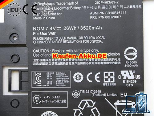 Images 2 Of EU Autentico Lenovo 00hw007 Batteria Sb10f46445 Li-ion Rechargeable