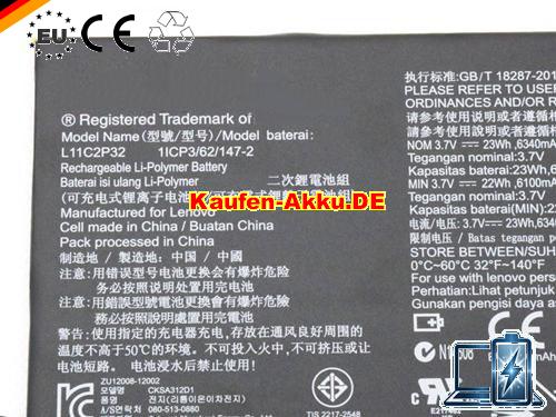 Images 2 Of EU Autentico Lenovo L11c2p32 Batteria Per Ideatab S6000