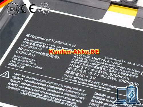  Images 2 Of EU Genuíno Lenovo L12m2p31 Bateria Pack 6800mah