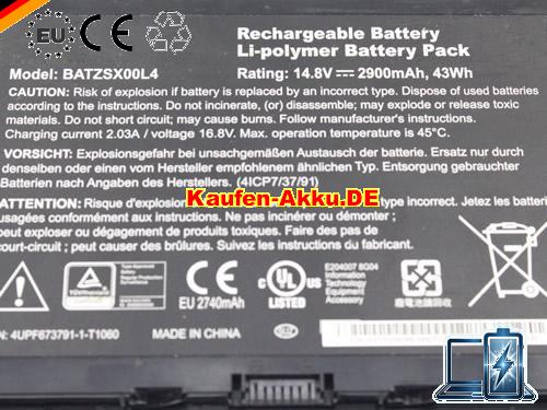  Images 2 Of EU 43wh Genuine Motion Batzsx00l4 Battery Pack