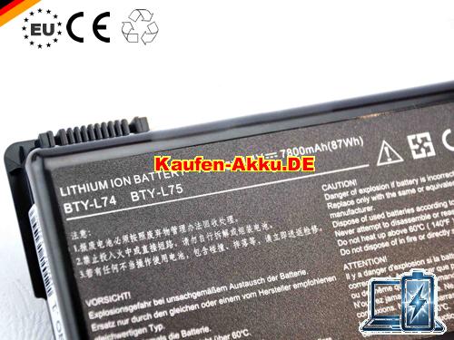 Images 2 Of EU Msi Bty-l75 Cx600x Cr620 Laptop Ersatz Batterie