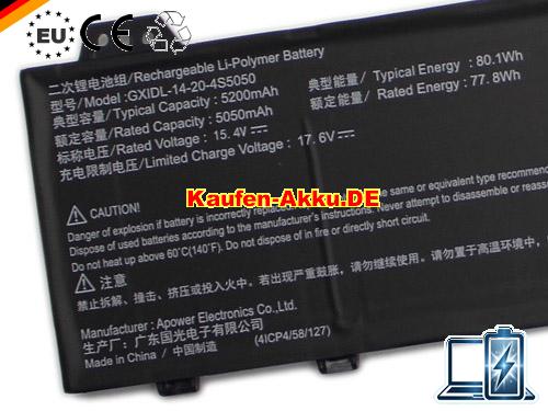 Images 4 Of EU Echt Mechrevo Gxidl-14-20-4s5050 Batterie Gx-14-20-4s5050 15.4v 5200mah