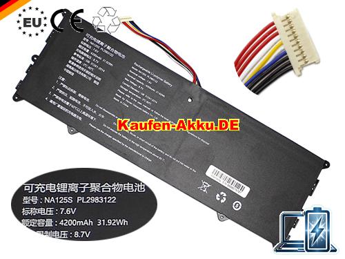 Images 1 Of EU Autentic Na125s Pl2983122 Baterie Nuvision 7.6v 31.92wh Pentru Encite Book 12 Plus