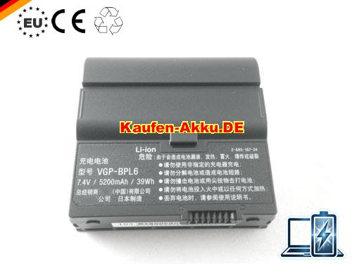 Images 5 Of EU Sony Vgp-bpl6, Vaio Ux Series, Vgn-ux17c, Vgn-ux180p, Vgn-ux390, Vgn-ux70, Vgn-ux90 Extended Laptop Batterie 5200mah