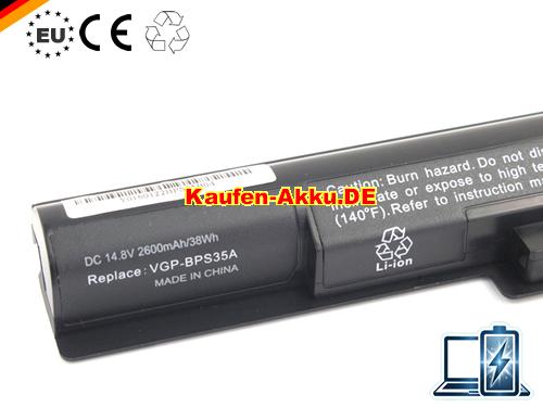  Images 2 Of EU New Vgp-bps35a Replacement Battery For Sony F1521v3cw F1531v8cw Svf14215sc Vaio Fit 15e Laptop