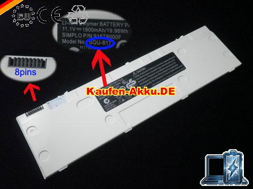  Images 1 Of EU Squ-817 916t8000f  Für Taiwan Mobile W101 Batterie 11.1wh 1800mah