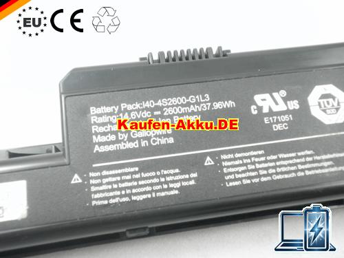 Images 5 Of EU Uniwill I40-4s2600-g1l3 14.6v 2600mah, 37.96wh Made By Gallopwrie Batterie